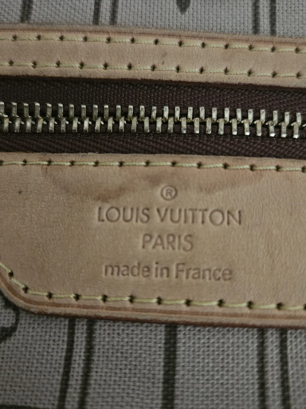 Louis Vuitton Monogram Canvas Tote - Brown with Tan Trim
